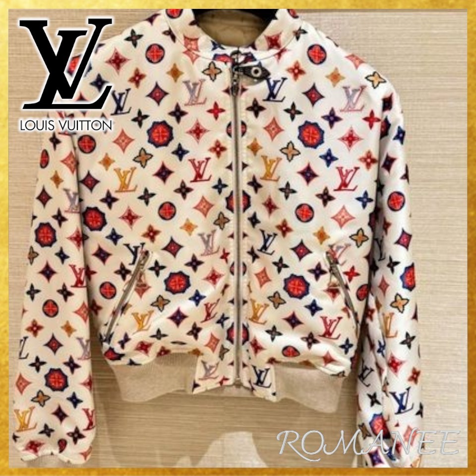 リバーシブルで可愛い♪【Louis Vuitton】ボンバージャケット