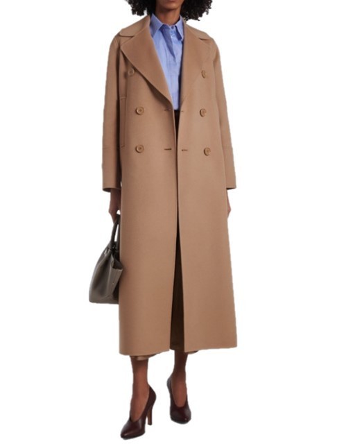 【関税込・国内発送】S MAX MARA CUSTODI ダブルブレスト コート ☆S MAXMARA☆ [クストーディ] ウール ダブルブレスト コート (S