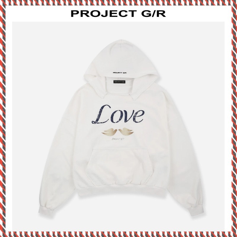 【PROJECT G/R】24fw Love Parody Hoodie フーディ
