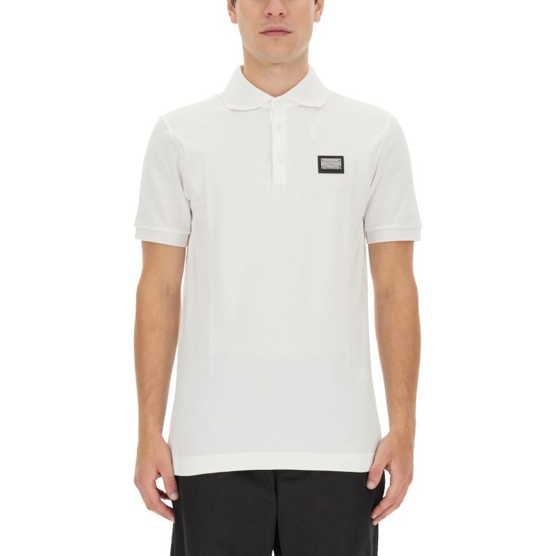 Tシャツ・カットソー Dolce & Gabbana SS25 POLO CON LOGO (G8PL4T G7F2HW0800)