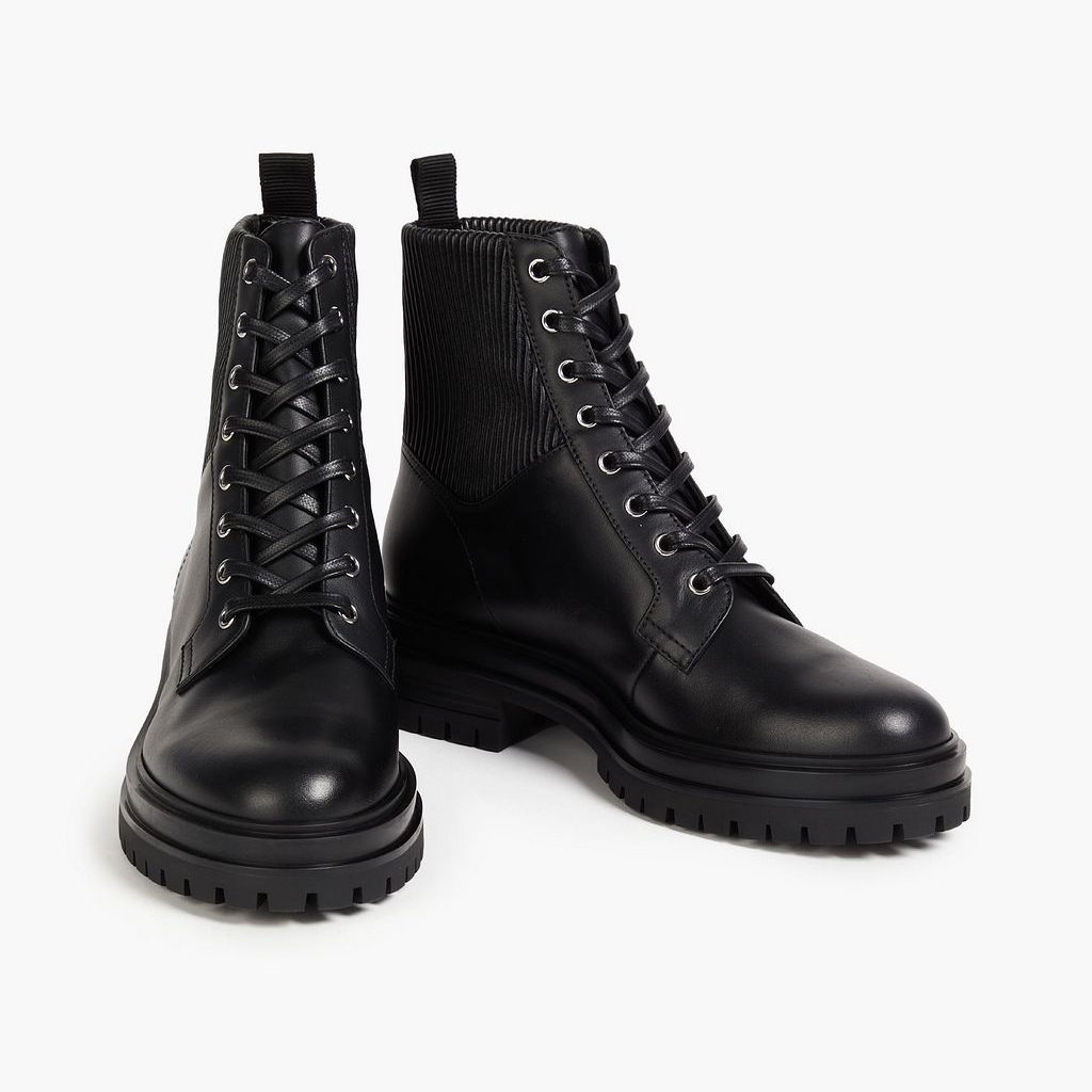 消費税無し Gianvito Rossi☆Martis 20 レザー アンクル ブーツ♪【送料込】 靴