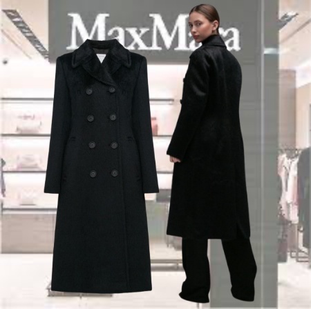 ★SPORTMAX★アウトレット★スリムフィットアルパカコート♪♪