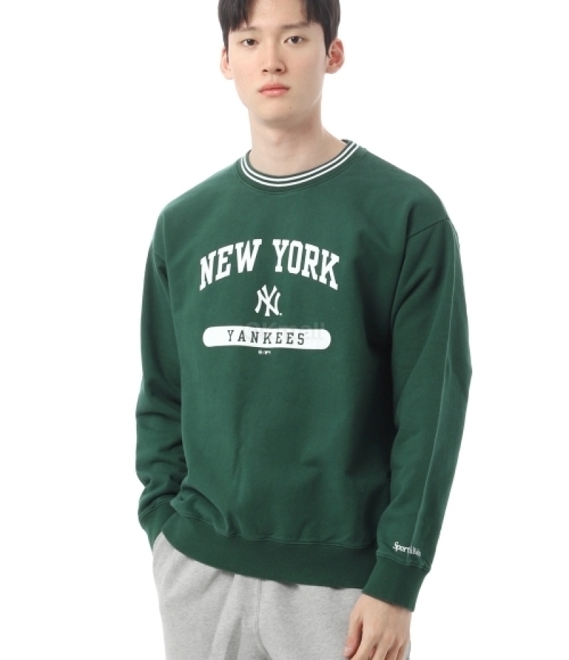 Sporty&Rich｜ (League Crewneck - Forest (ST045505634GR10
