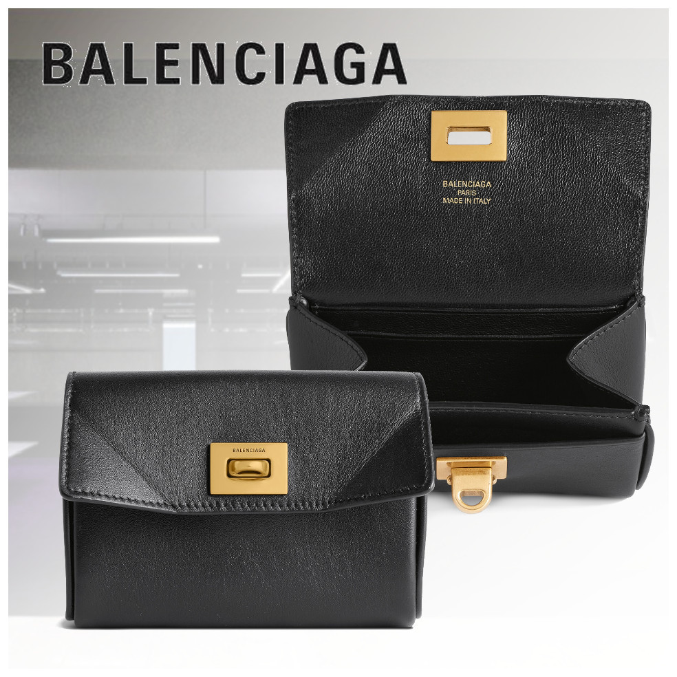 ★高級感！【BALENCIAGA】Rodeo フラップカードホルダー