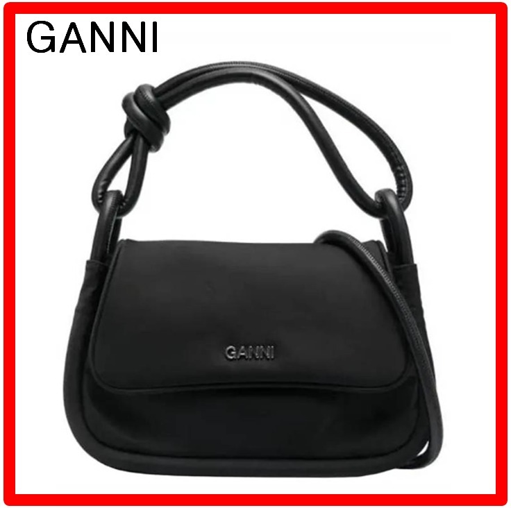 ☆人気【GANNI】☆ノットフラップ オーバー ショルダーバッ.グ☆