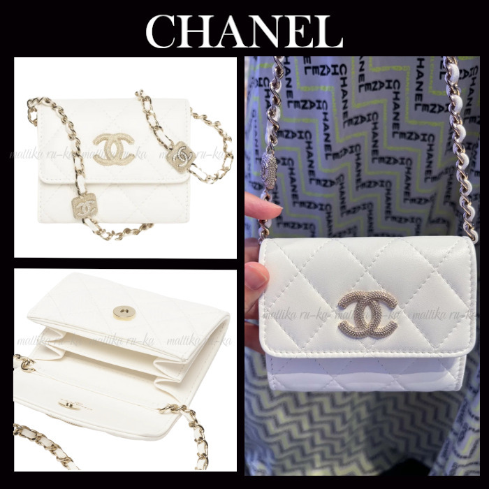 人気☆小ぶりサイズ【CHANEL】 シャネル チェーン クラッチ