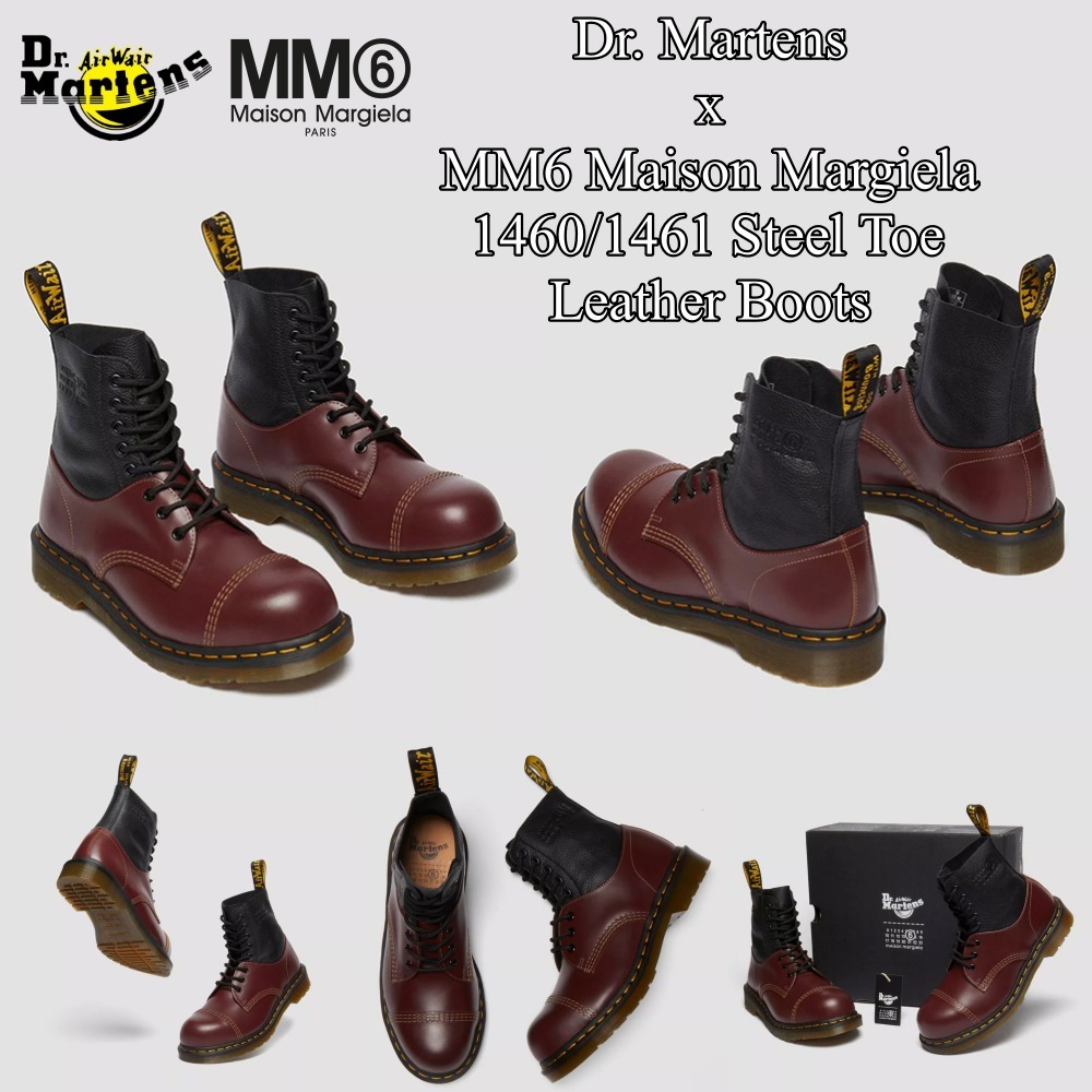 『Dr.Martens x MM6 Maison Margiela』Steel Toe Leather Boots