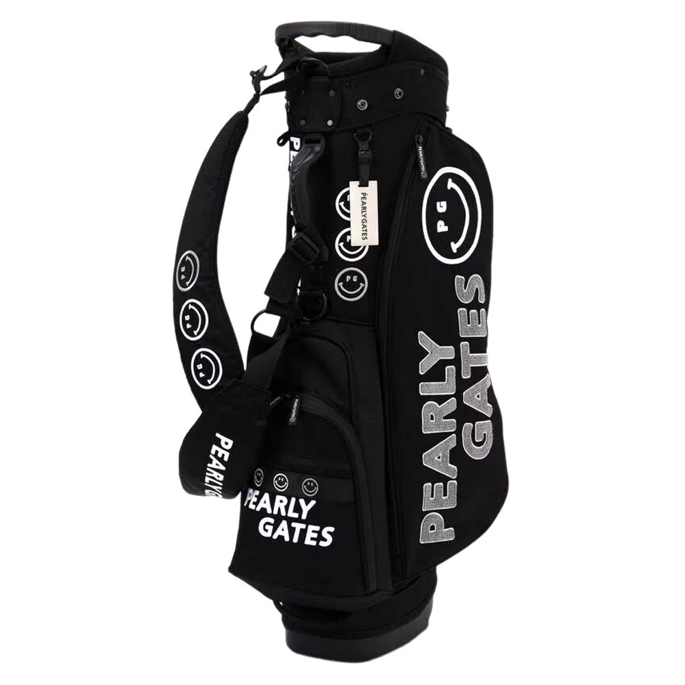 PEARLY GATES BLACK PG SMILE軽量スタンド式キャディバッグ