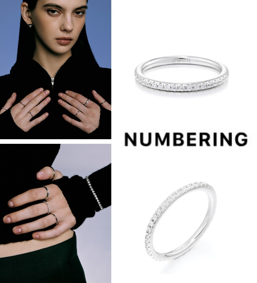 指輪・リング Pave Stackable Ring #3413