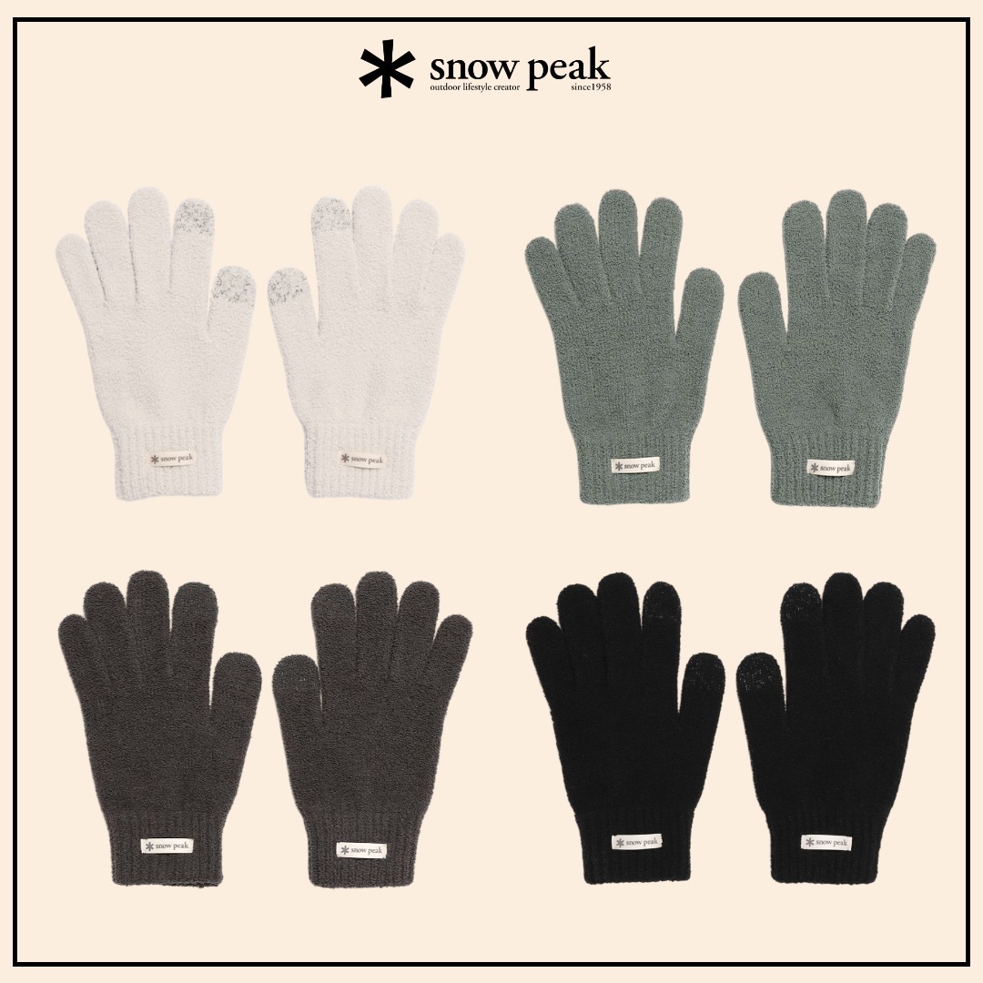 韓国*大人気 snow peak■ユニセックス ロゴ手袋