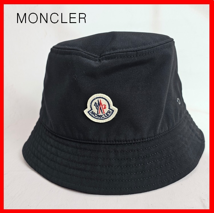 ☆人気【MONCLER】☆モンクレール ロゴパッチ バケットハッ.ト☆