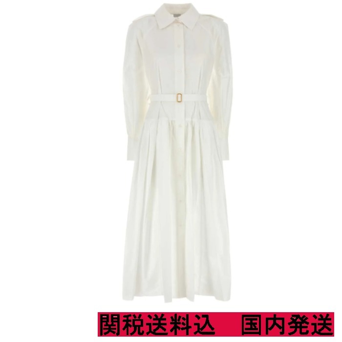 【PATOU】オーガニックコットン マキシ シャツドレス