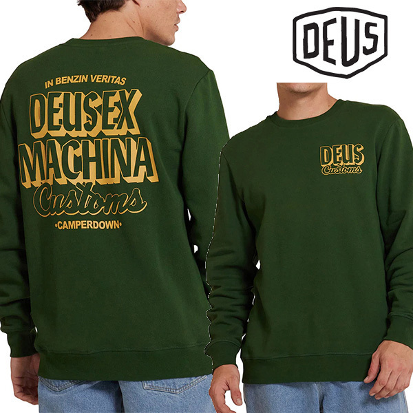 Deus Ex Machina☆EVERSEEN CREW バックプリント スウェット