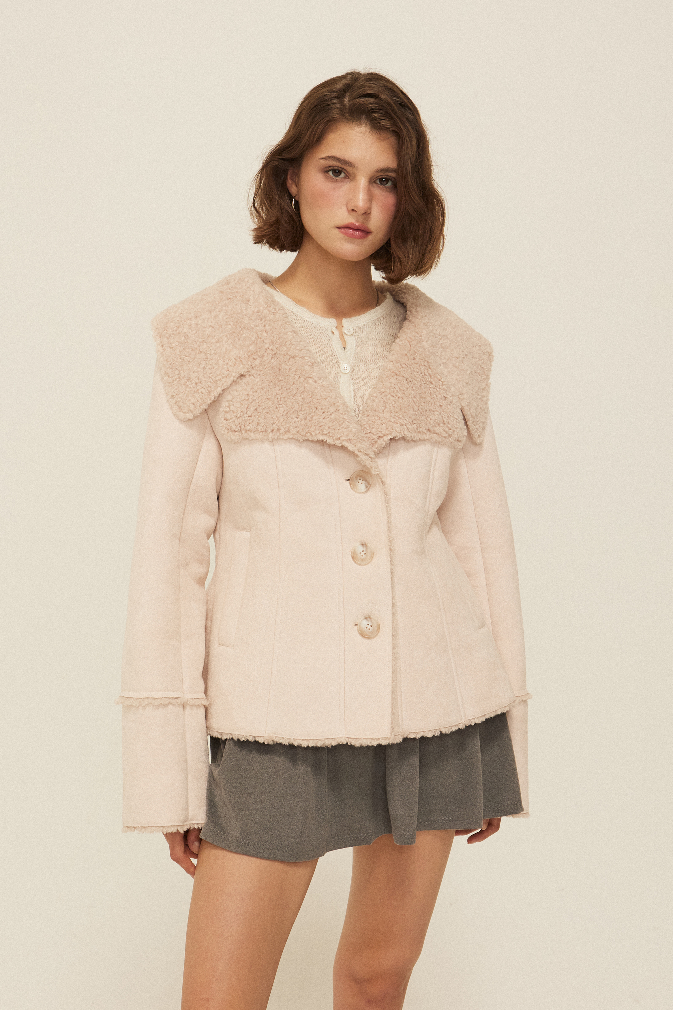 《threetimes》 Isabella fur coat