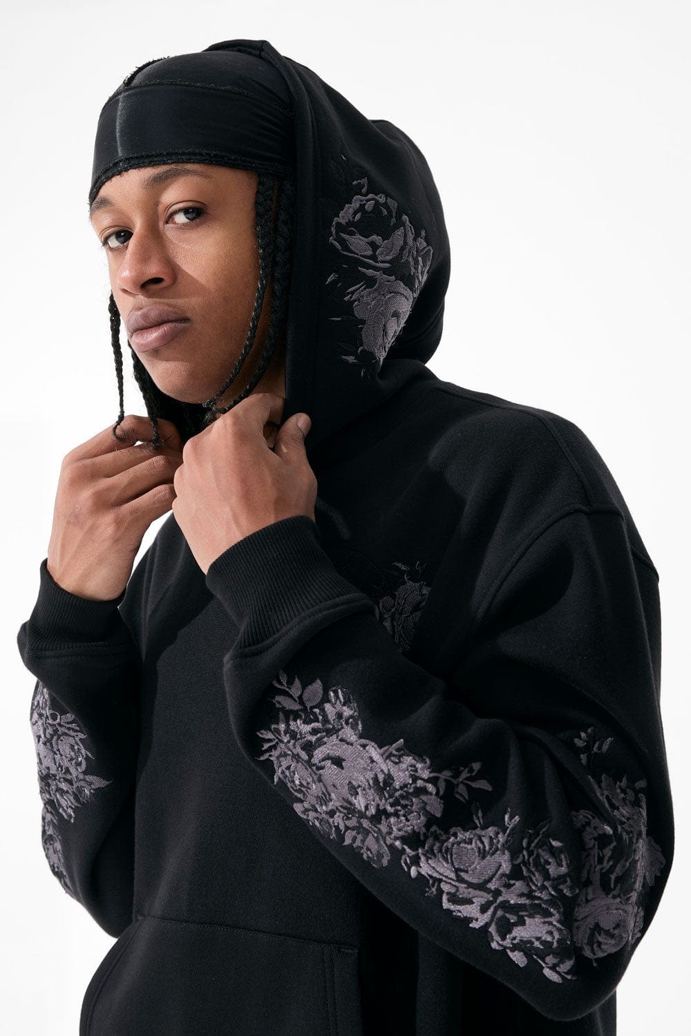 【JORDAN CRAIG】フーディ パーカー 刺繍グラフィック 海外限定 JORDAN CRAIG 刺繍グラフィック フーディ パーカー