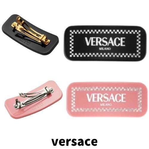 【versace】クリスタル ヘア クリップ ヴェルサーチェ ミラノ