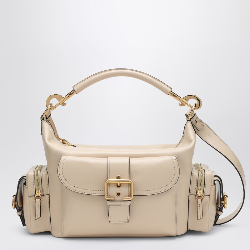バッグ・カバンその他 Chloe Beige leather camera bag