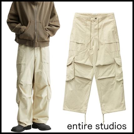 Entire Studios ワイド カーゴ パンツ コットン M entire studios(エンタイアスタジオ) カーゴパンツ(メンズ