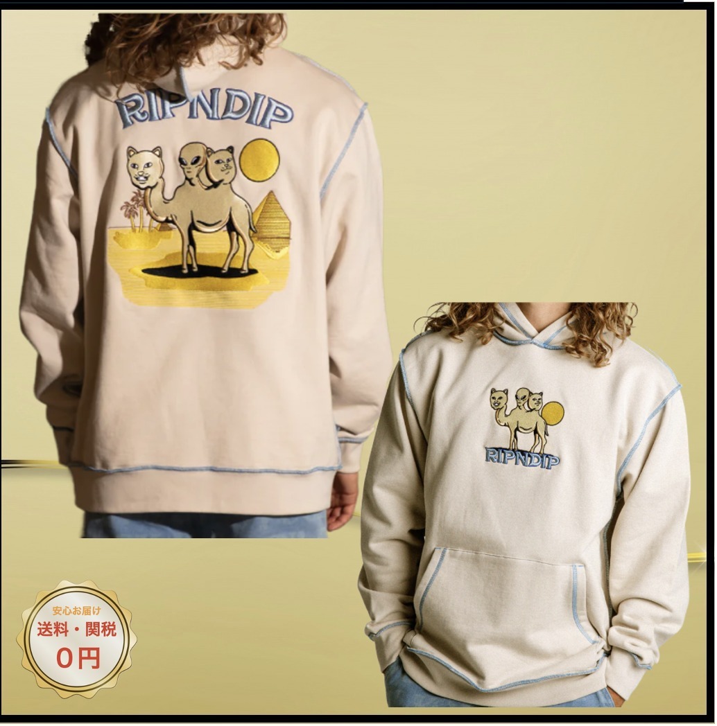 関税込み♪【RIPNDIP】Barnum ★ ロゴ フーディ パーカー