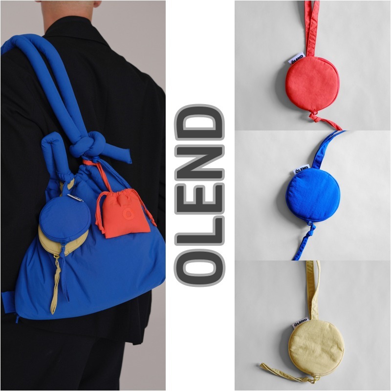 送料関税込☆Olend 円形ミニ財布 ３色展開