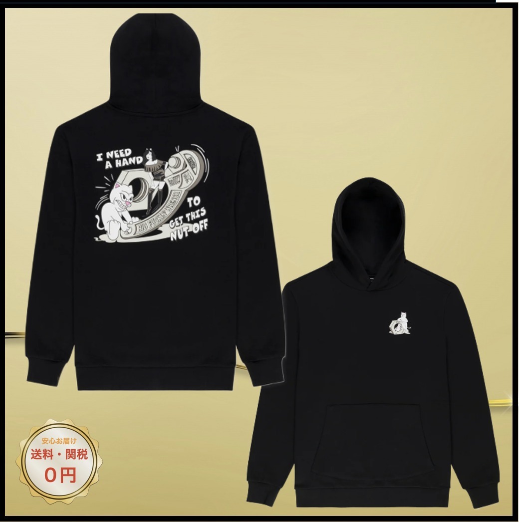 関税込み♪【RIPNDIP】Nut Off ★ ロゴ フーディ パーカー