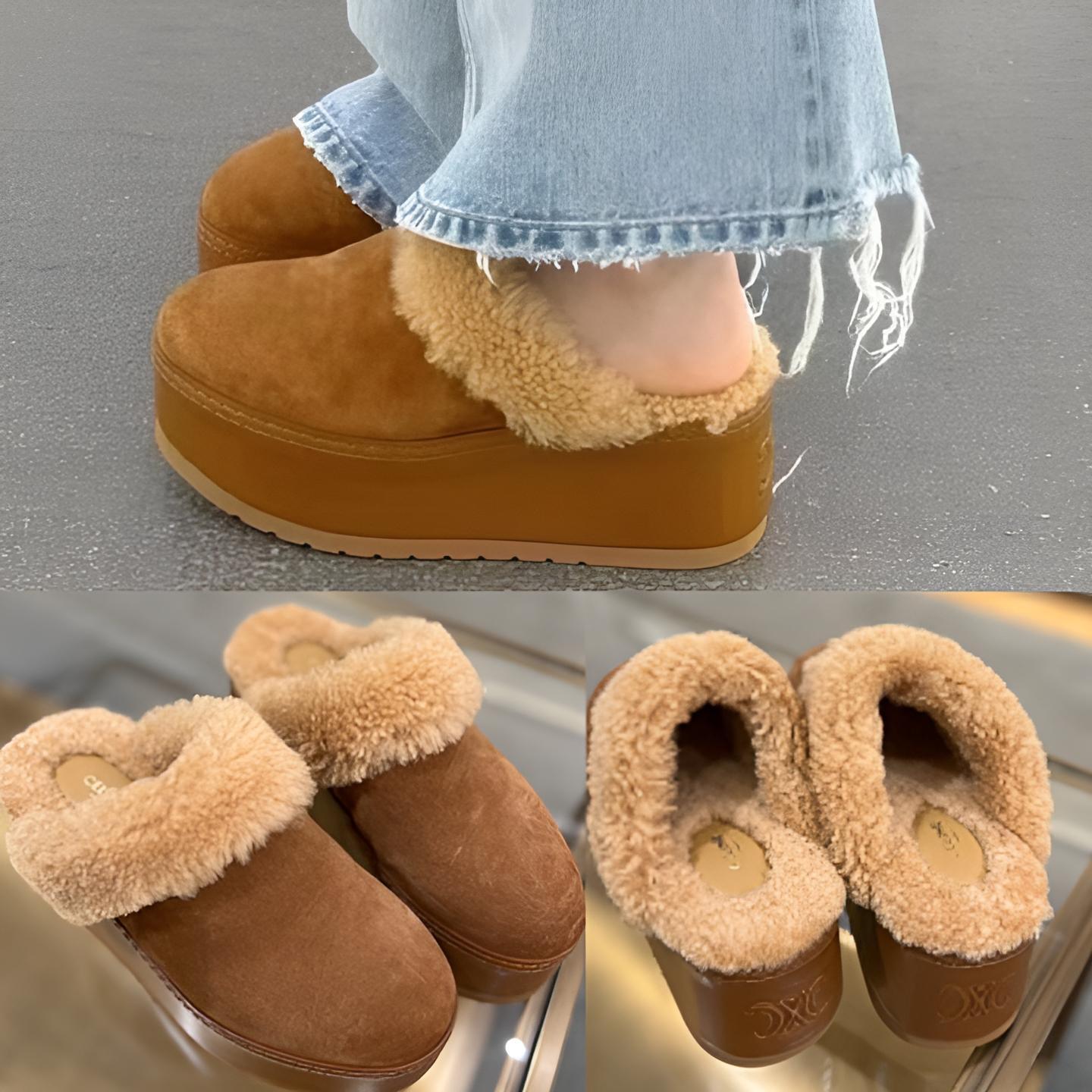 CELINE セリーヌ ミュールサンダル スエード ブラウン 36 1/2 C