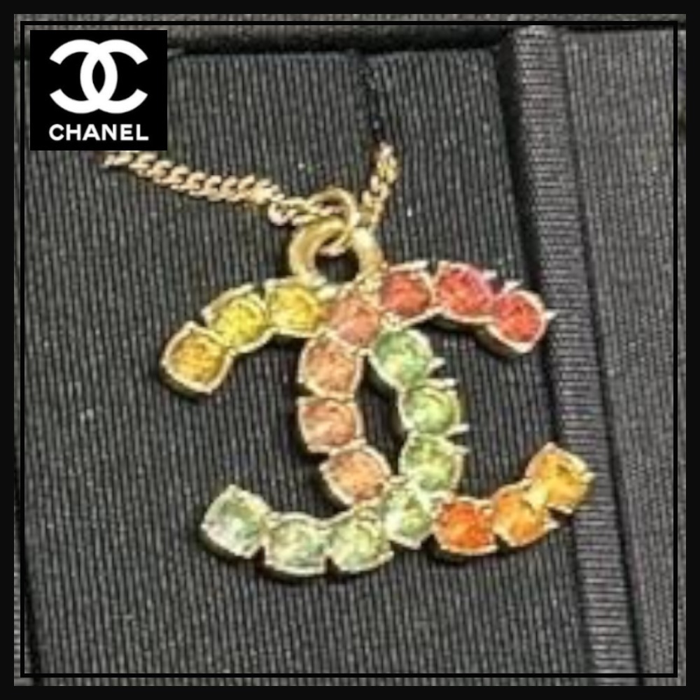 【在庫希少♡！ポップで可愛いロゴ】CHANEL ネックレス