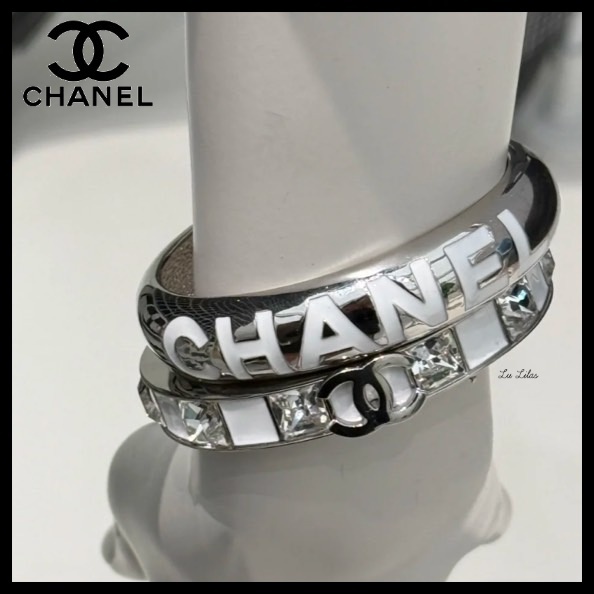 【大きくロゴ目立つ★】CHANEL バングル