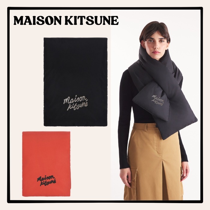 【MAISON KITSUNE】パファー スカーフ キルティング マフラー