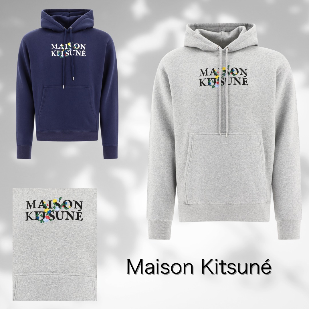 【VIP価格★関税込】 Maison Kitsune/ Flowers hoodie