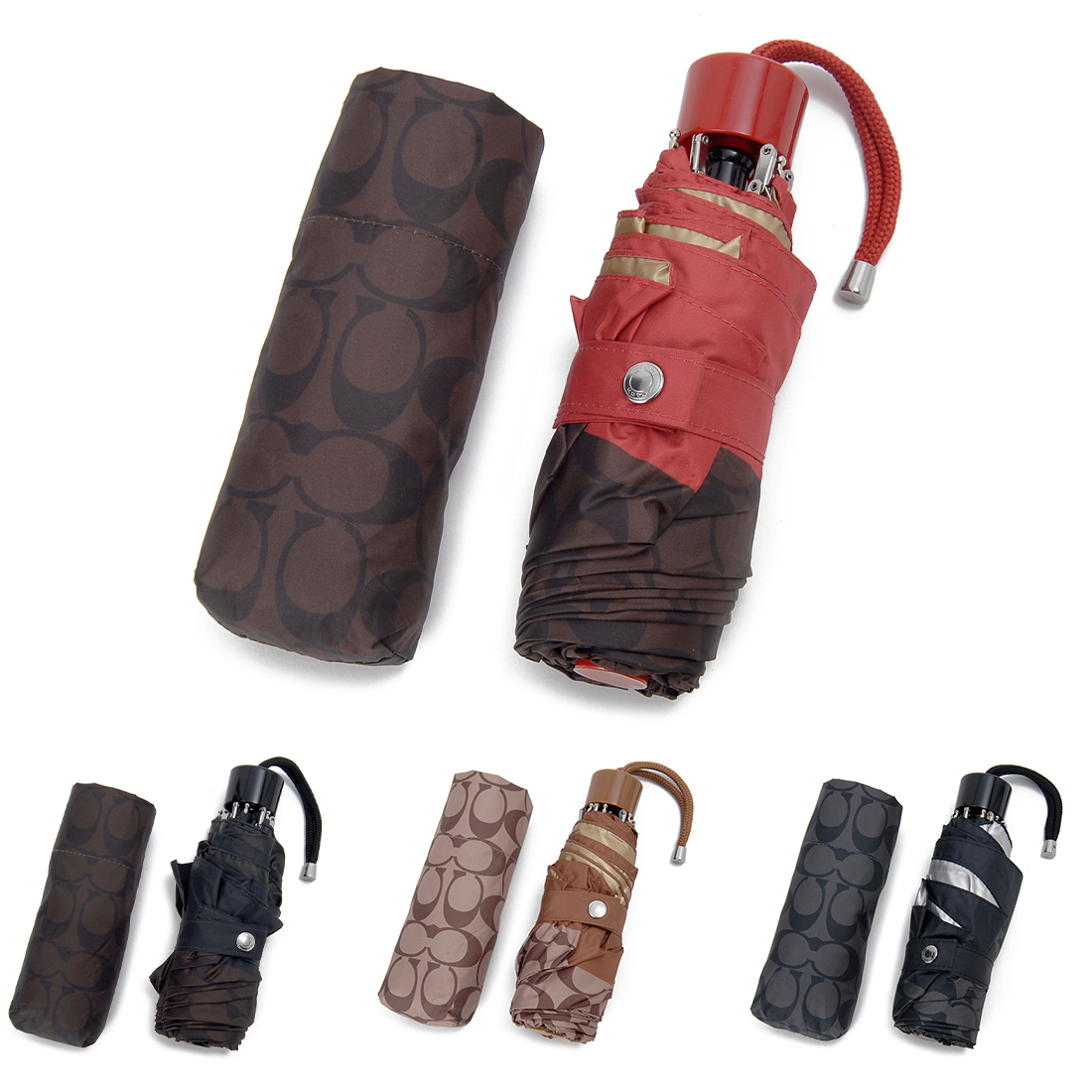 COACH コーチ 折り畳み傘 晴雨兼用 C4322 SIGNATURE