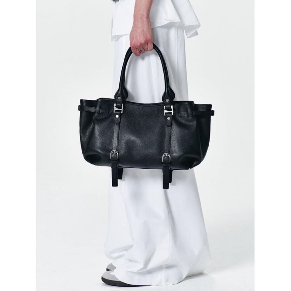 ★AHNI★ Ruskin tote bag_Black