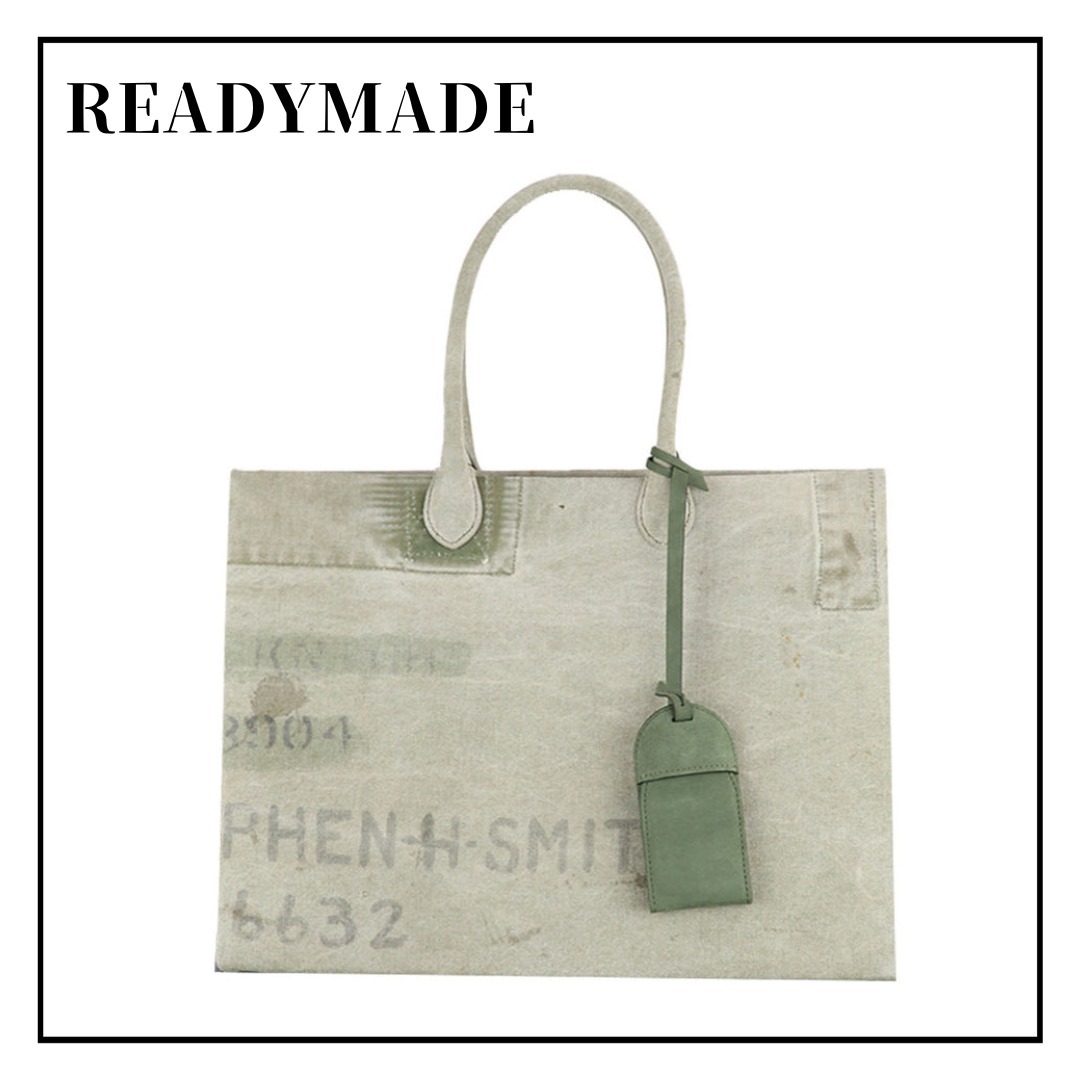 【READYMADE】canvas shopping bag no logo 40