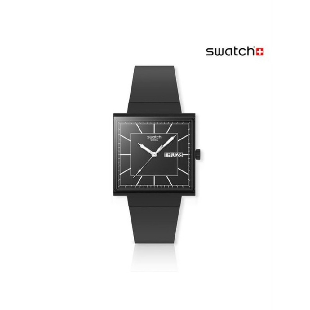 ★SWATCH★ [Headquarters] WHAT IF BLACK AGAIN SO34B701