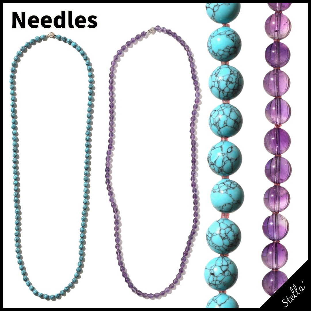 ■Needles■大人気 ネックレス ターコイズ / アメジスト 国内発
