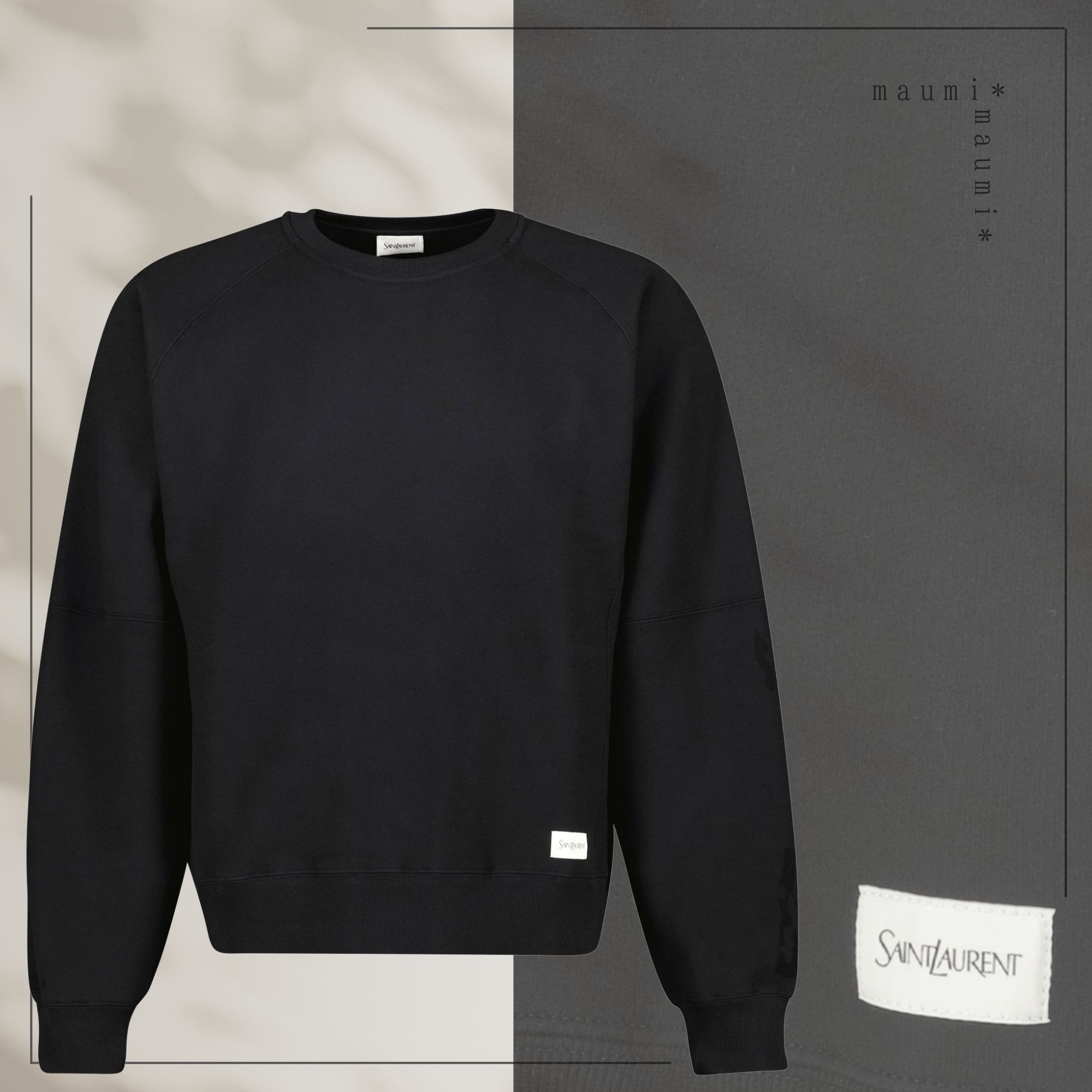 Saint Laurentサンローラン ロゴ オーバーサイズ スウェット