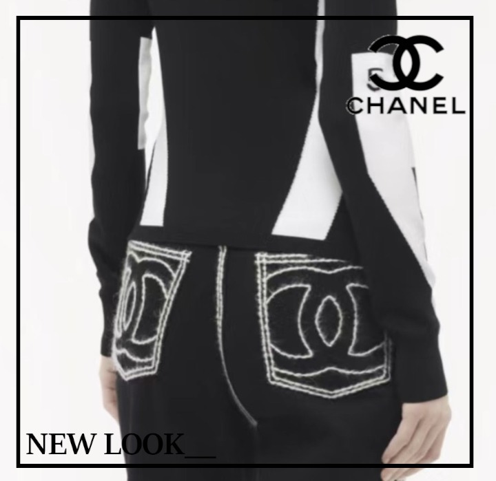 《ホワイトステッチが可愛い♡》 CHANEL デニム