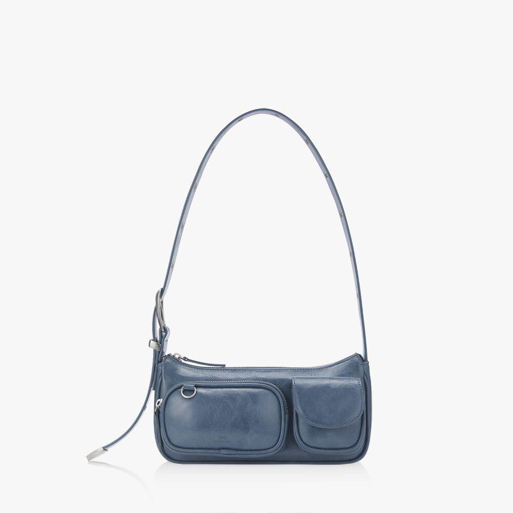 ◇FIND KAPOOR◇ Belt Pocket Bag 25 Vintage Blue