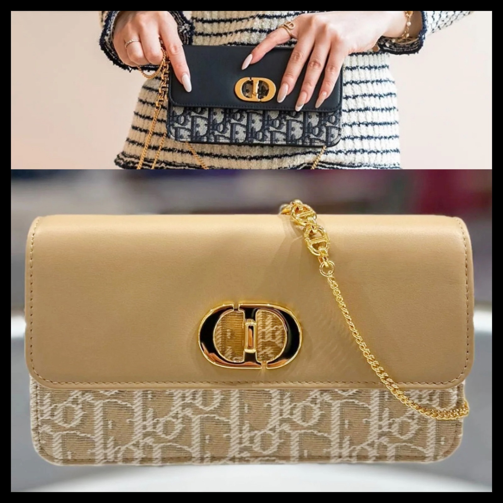 【お洒落かわいい♪】DIOR Miss Caro チェーンポーチ