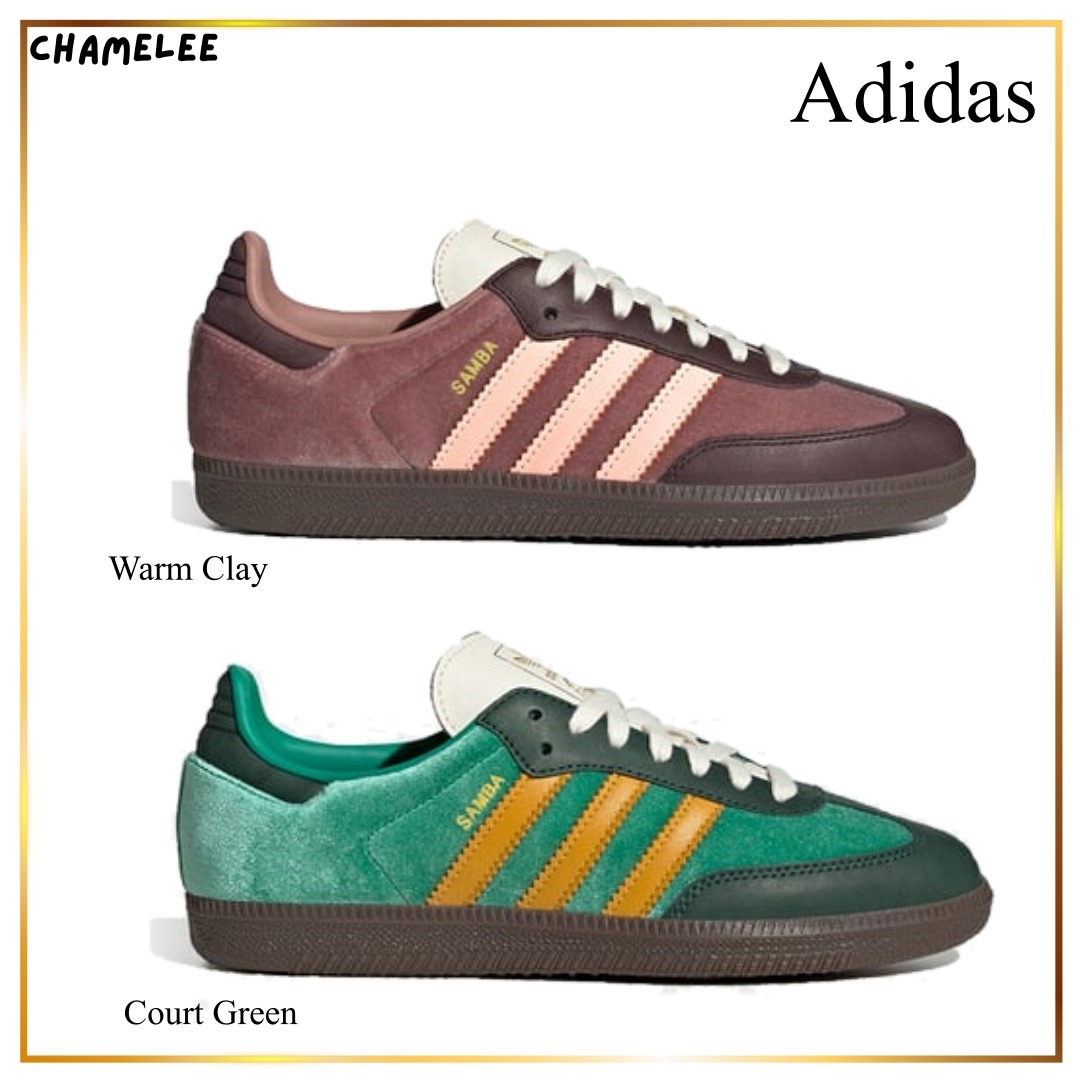 追跡便【adidas】Samba OG 3ストライプ レースアップスニーカー