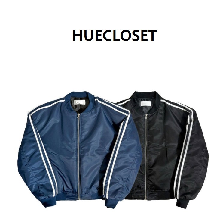 パーカー・フーディ HUECLOSET Crop Track MA-1 Padding SW14