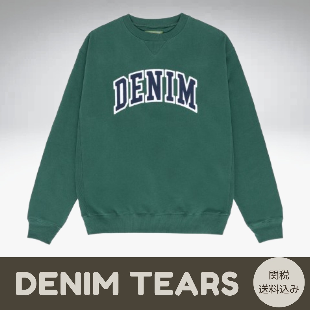 ☆大人気☆【Denim Tears】スポーツ クルーネック スウェット