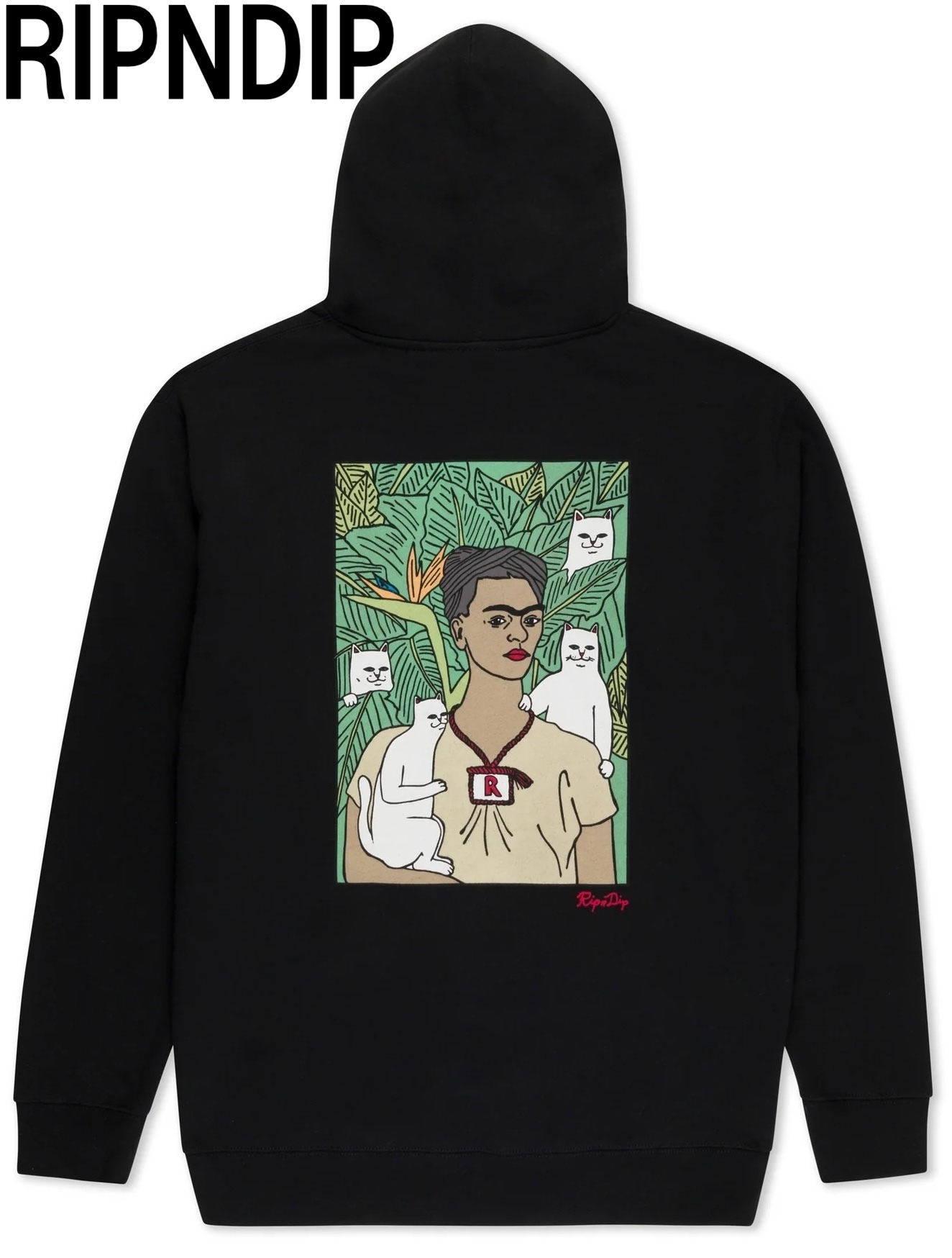 Ripndip Nermal Portrait Pullover Hoodie Black パーカー
