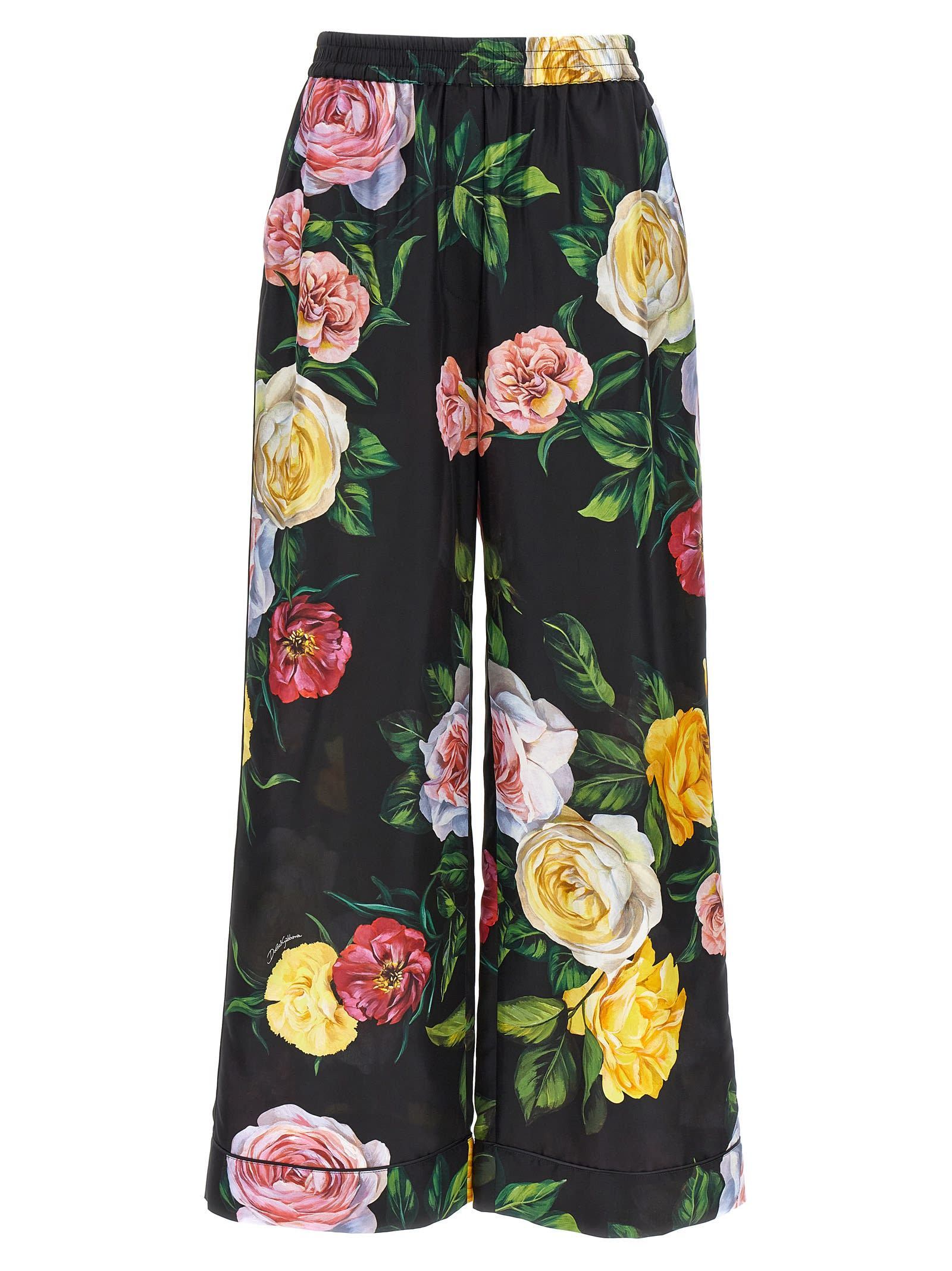 【送料&関税込】Dolce & Gabbana Floral Pants