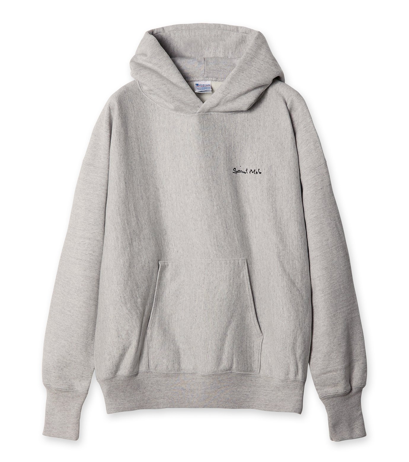 毎日身につけたい【Saint Mxxxxxx】グレー ブラック HOODIE 毎日身につけたい【Saint Mxxxxxx】グレー ブラック HOODIE