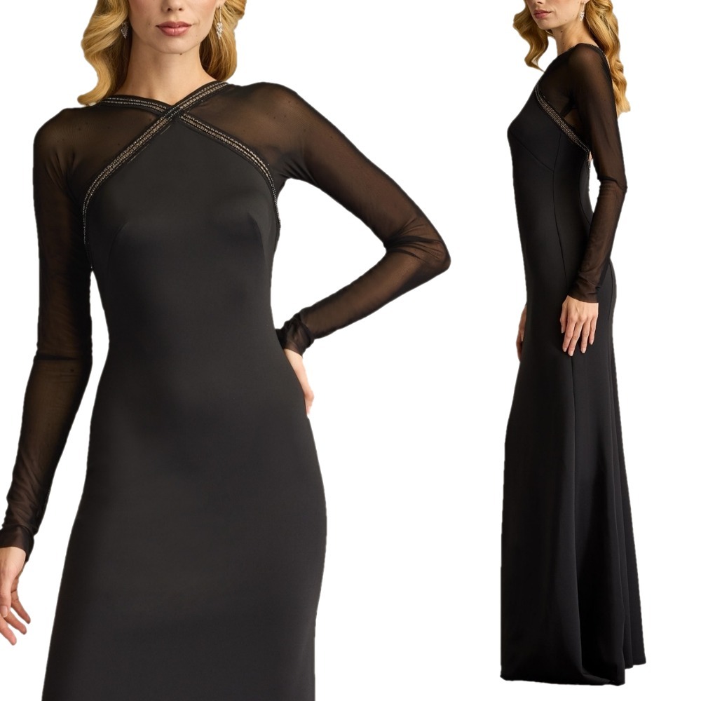 TADASHI SHOJI タダシ ショウジ サボイシアースリーブ ガウン