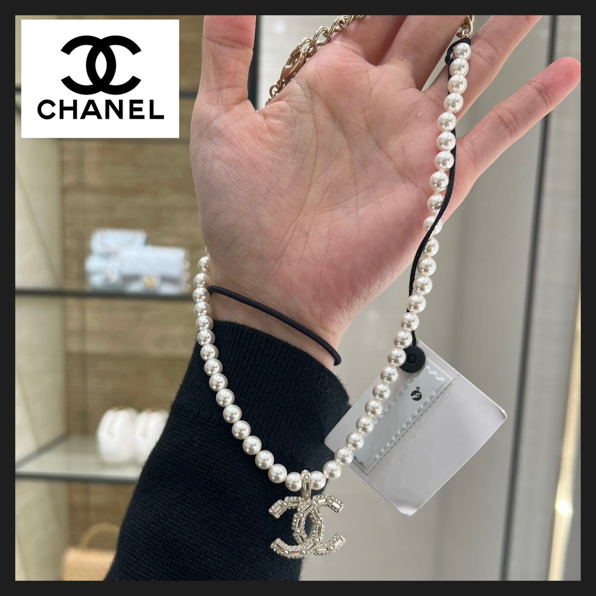 【CHANEL】１つで華やかな印象に♪シャネル パールネックレス