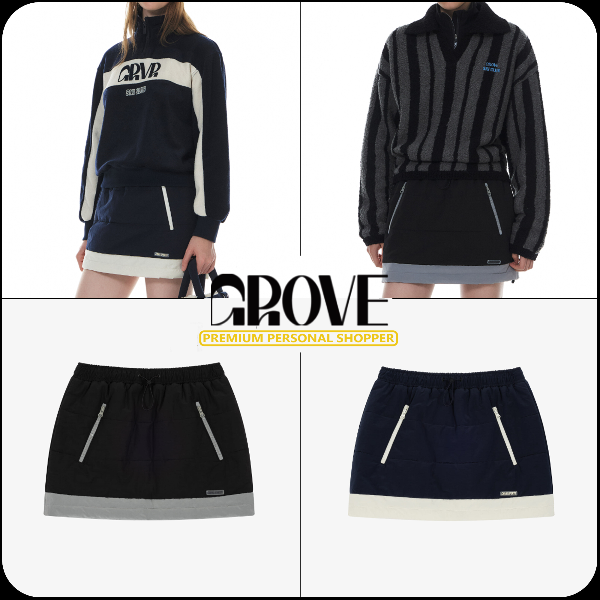 [GROVE]★24FW★韓国人気★VIENTO SKIRT