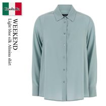 Weekend Light Blue Silk Almina Shirt
