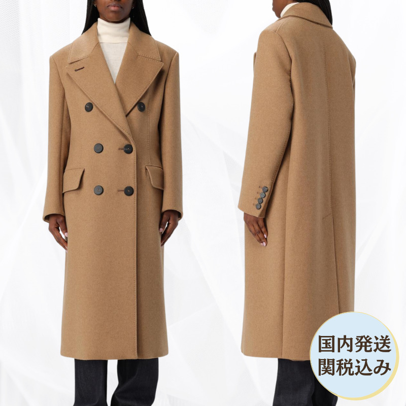 Max Mara CERTO ロングコート ウール カシミア ボタン 関税込